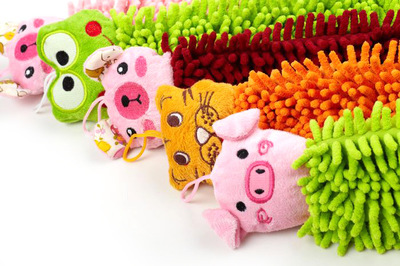 雪尼尔动物头擦手巾 厂方直供，品质与趣味兼备的厨房伴侣