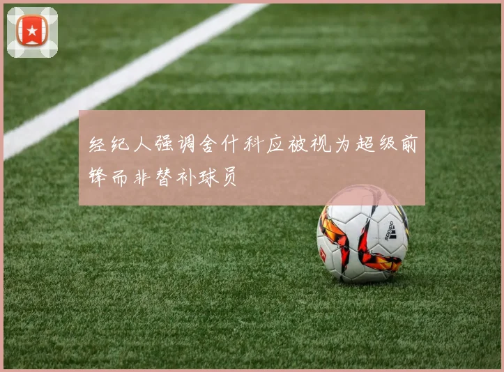 经纪人强调舍什科应被视为超级前锋而非替补球员